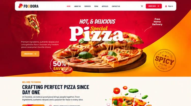 Hot & Delicious Special Pizza